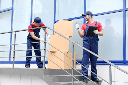 Professional team handling piano removals in Covent Garden