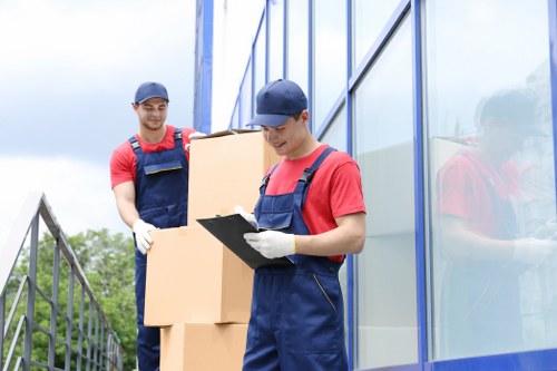 Careful moving service for a home near Coventgarden streets and period buildings