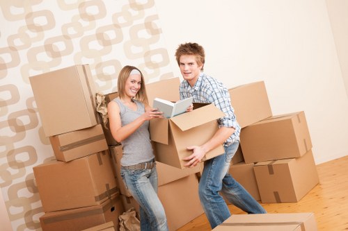 Preparing household items for a man and van booking in Coventgarden